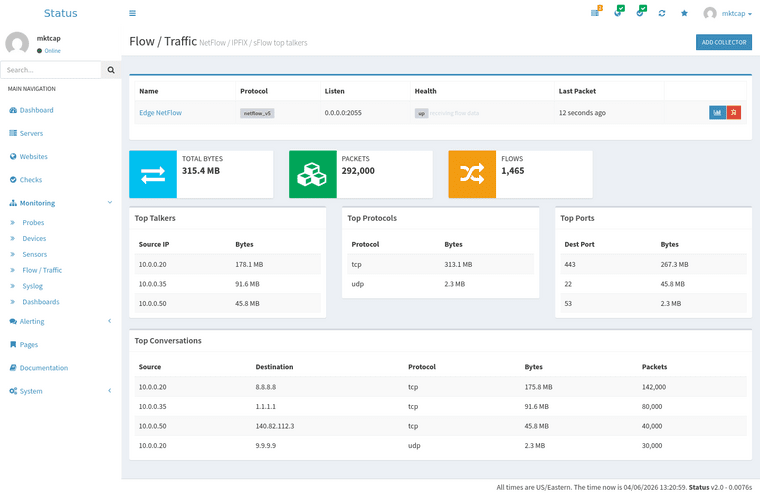 Flow / Traffic (NetFlow)