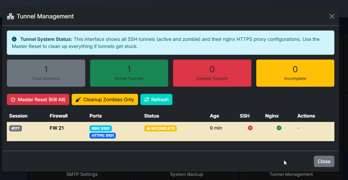 OPNManager Backup System